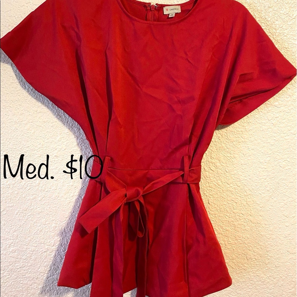 Gorgeous Red Top org from Nordstrom